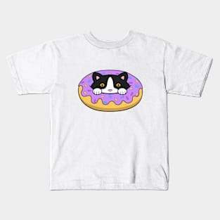 Purple halloween donut 2022 Kids T-Shirt